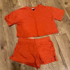 Women’s Universal Thread Orange Two-Piece Set